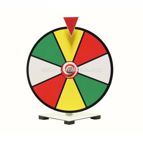 EASTONY 12 Zoll Dry Erase Spinning Prize Wheel