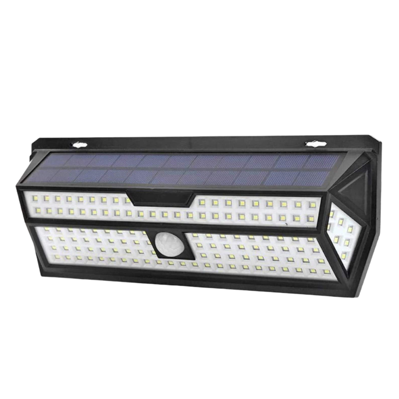 Factory OEM 132Led Super Bright  Wide Angle Waterproof Wall Security Motion Sensor Solar Light For Garden Yard Pathway