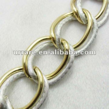 Wholesale Oxidized Gold-Silver Aluminium Chains
