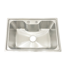Drop-in Single Bowl Pressed Kitchen Sink