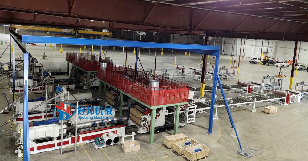 EIR SPC flooring extrusion production line