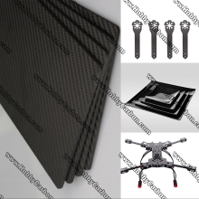 0.5x250x400 decorative surface carbon glass sheets