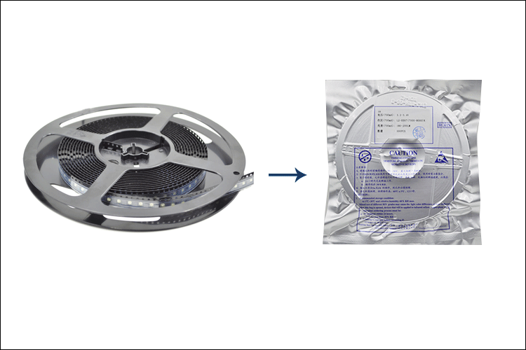 5050 smd 620nm led packing