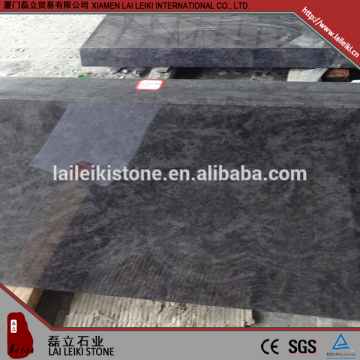 Low cost honed Bhama Blue granite porcelain tile stair