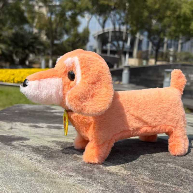 Long Dachshund Electric Plush Toy