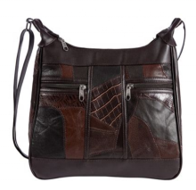 Versatile and Elegant Fashion Patchwork Leather Handbag for Sale
