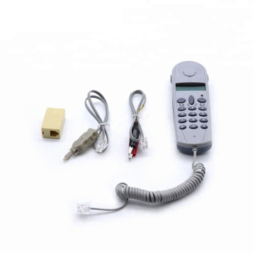 Telecom Check: Telephone Line Test with Alligator Clip Tester