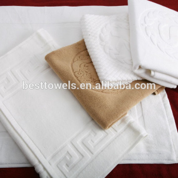 100% cotton jacquard hotel bath mat