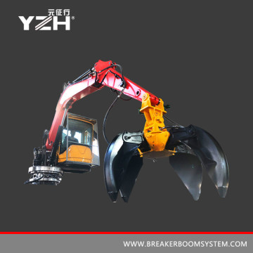 Customized Electric Hydraulic Material Handler System For Garbage Station