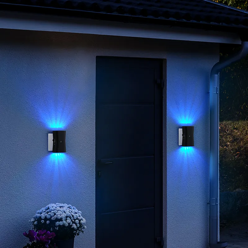 Smart LED Dual Head Wall Lamp with Sleep Mode Feature