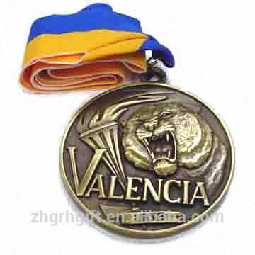 wholesale 3d custom logo sport military ribbons medal sport medallion