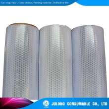 Honeycomb solvent printing reflective flex banner