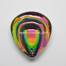 beautiful colorful drop shape crystal pendant