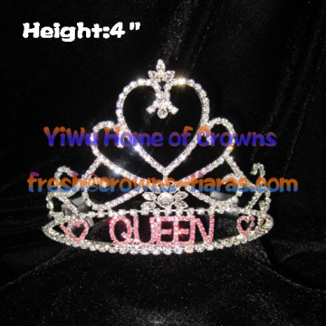 Heart QUEEN Pageant Rhinestone Crowns