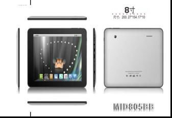 8 inch capacitive screen android 4.0 tablet pc