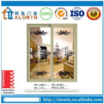 Powder coated aluminium sliding door