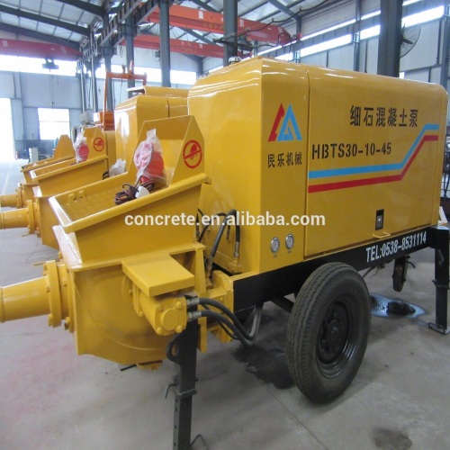 good condition concrete pumpcrete trailable Using the piston pump along the tube continuous conveying of concrete machinery