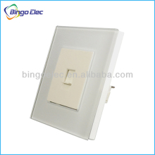 Toughened glass panel german wall socket