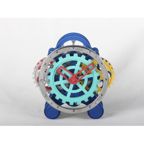 Two Feet Colorful Round Gear ClockTwo Feet