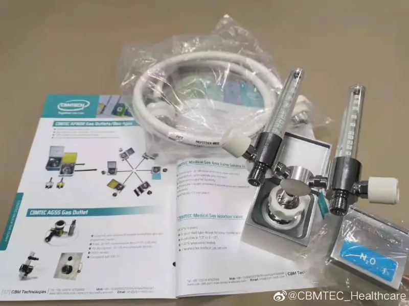 Medical Air Flowmeters with Ohmeda/Chemetron Adapter