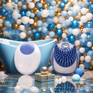 Pet Hair Removal Bath Brush Rubber Grooming Products