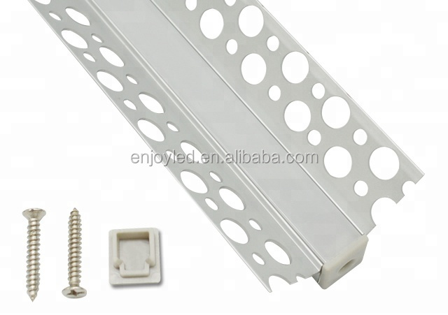 Architectural Gypsum Ceiling Wall Alu Led Channel Light Tile Trim Profile ,drywall led profile