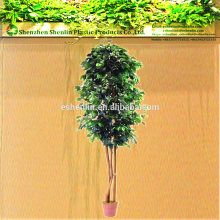 office florals artificial garden pipe vertical ficus plants for sale