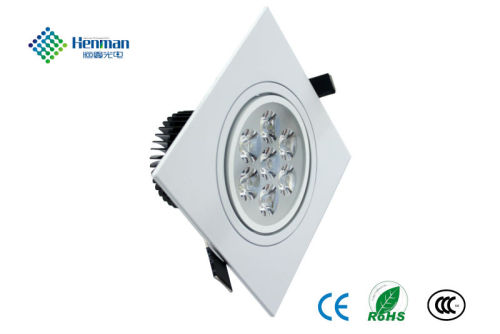 led recessed square downlights