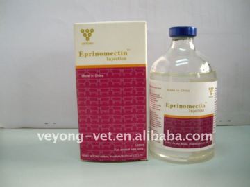 Eprinomectin injection 1% for animal use only