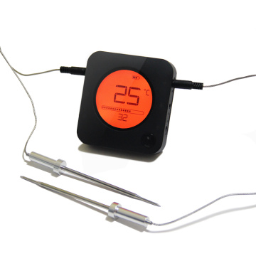 Smartphone-verbonden Bluetooth draadloze BBQ-thermometer 6 kanalen