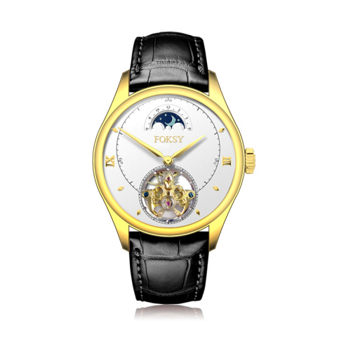 Senaste anpassade märke Din Logo Men Tourbillon Automatic Watch