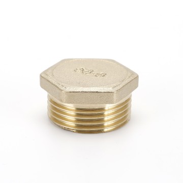 Copper Flange Plug with Nickel Plated Inner Hexagonal Socket