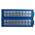 Embossed button membrane keypad flexible membrane switch