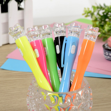 LED light pen read at night ball-point pen