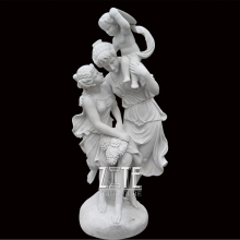 Hand Carvings white marble figure sculpture