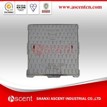 Casting EN124 Ductile Iron Manhole Cover D400 C250