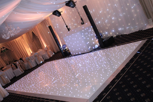 LED Twinkling Starlit Dance Floor for Wedding