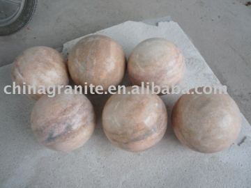 polished granite stone ball,shere