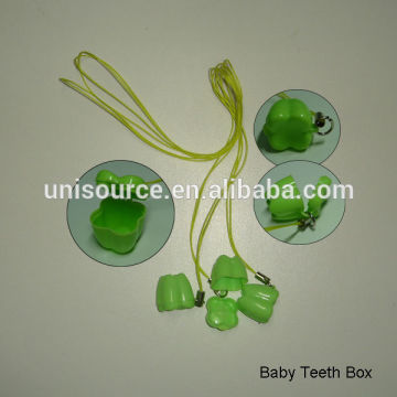 Colorful Plastic Baby Teeth Box