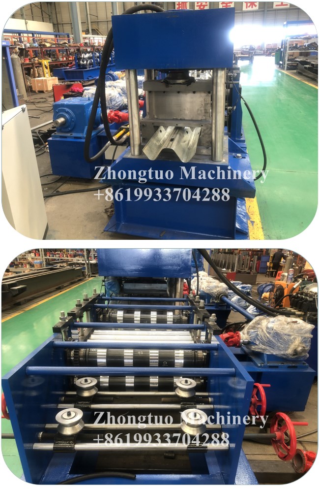 Highway safety guardrail protect panel making machine