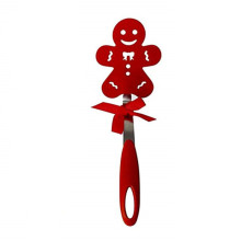 Christmas Gifts Gingerbread Man Shape Nylon Slotted Turner