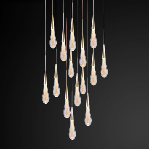 Lámparas colgantes decorativas de cristal LEDER