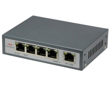 4 Port 1.6gbps Poe Ethernet Switch 15.4w For Tele-communication System