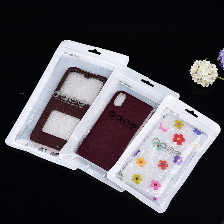 4.7/5.5 Inch Plastic Zipper Bag Mobile Phone Case Packaging Bag Ziplock Bag Custom