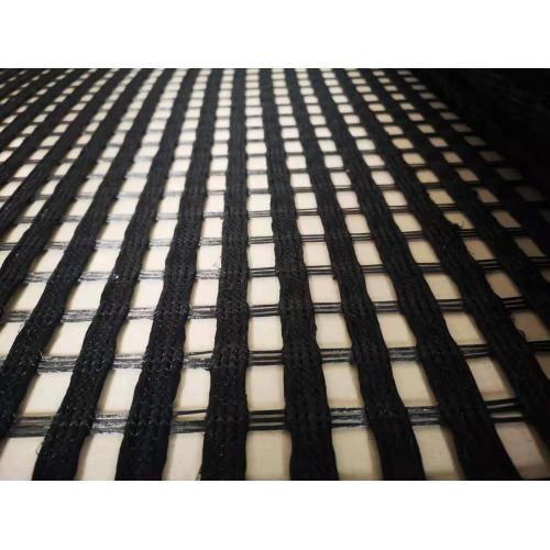 Bahan Pengukuhan Basal Glassfiber Geogrid untuk lereng bukit