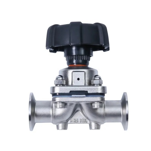 Sanitary Stainless Steel 304 316L Manual Diaphragm Valve