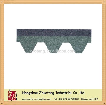 Mosaic asphalt shingle---Asia green