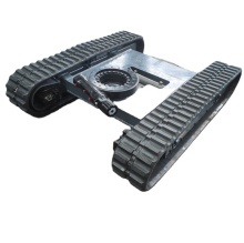 Customized Rubber Tracked Chassis System with Rotation for Small Drilling Rigs