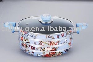 Printing Aluminum Non stick Saucepot