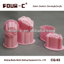 Plastic cookie cutter set,cute cookie decorating tools